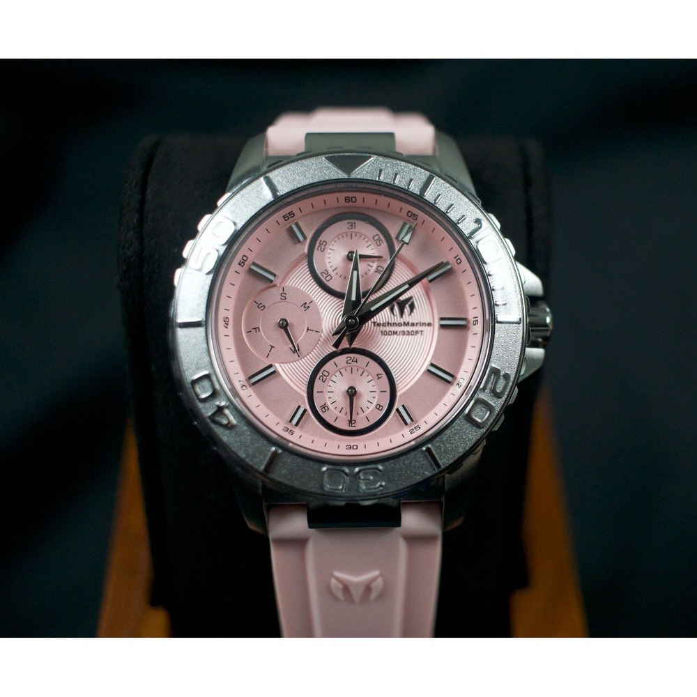TechnoMarine by Invicta Pink Ribbon Watch Diver 36mm 10550 New w/ Box